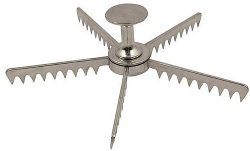 Browne - Pie Marker - 5 Cut - Cast Aluminum - Polished Finish