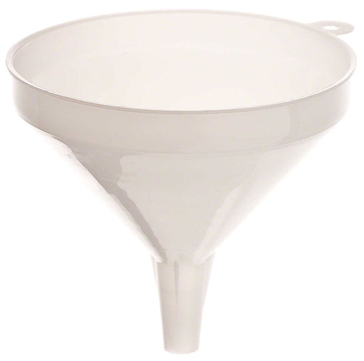 Browne - Polyethylene Funnel - 16 oz / 473 mL - 5.3" / 13.5 cm - Plastic - White