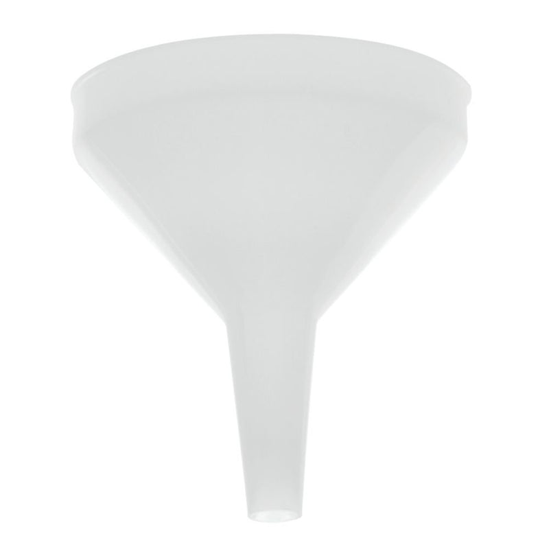 Browne - Polyethylene Funnel - 8 oz / 236 mL - 4.1" / 10.5 cm - Plastic - White