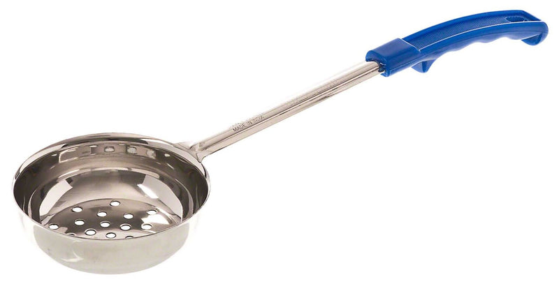 Browne - Portioner - One-Piece - Blue Handle - Perforated - 8 oz / 237 mL
