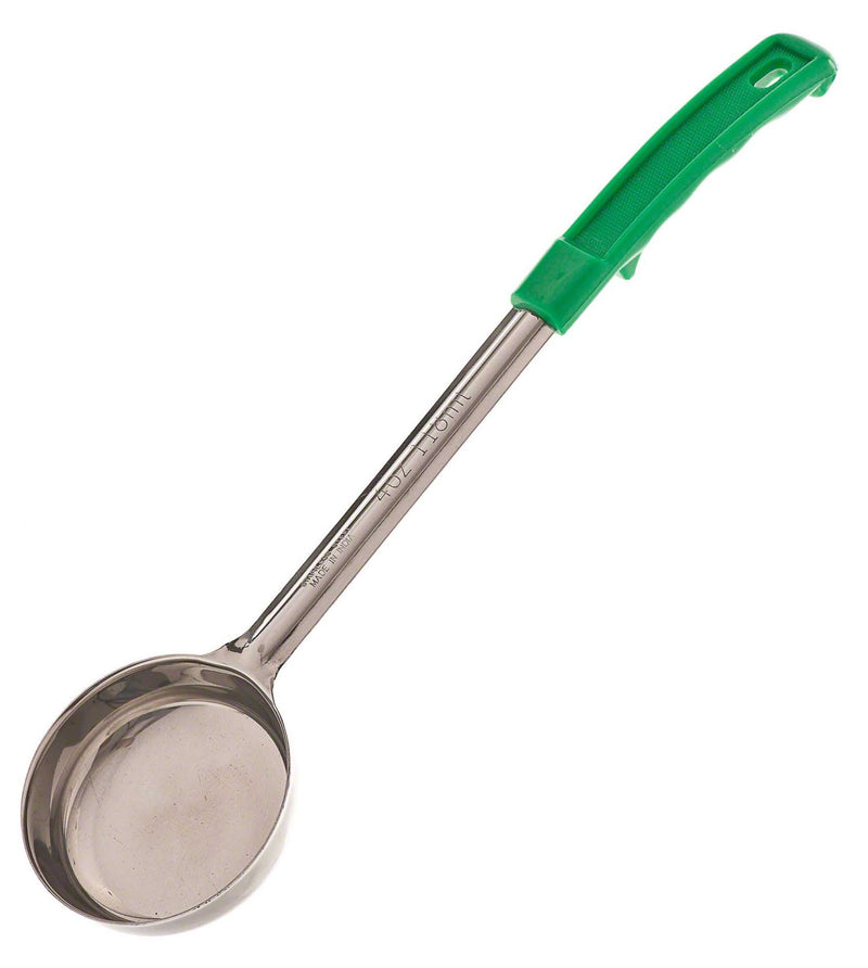 Browne - Portioner - One-Piece - Green Handle - Solid - 4 oz / 118 mL