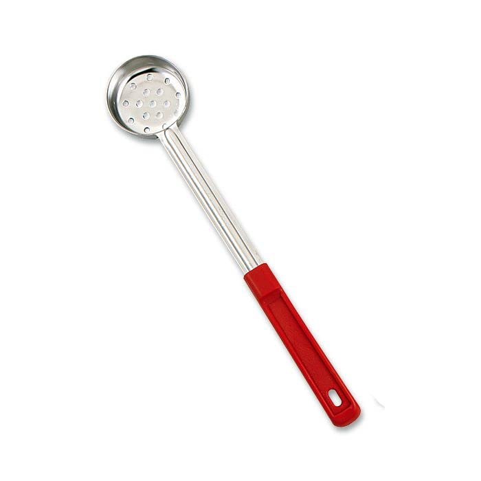 Browne - Portioner - One-Piece - Red Handle - Perforated - 2 oz / 59 mL
