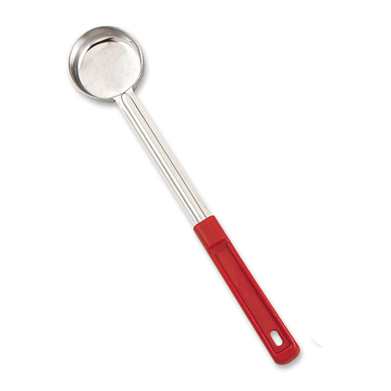 Browne - Portioner - One-Piece - Red Handle - Solid - 2 oz / 59 mL