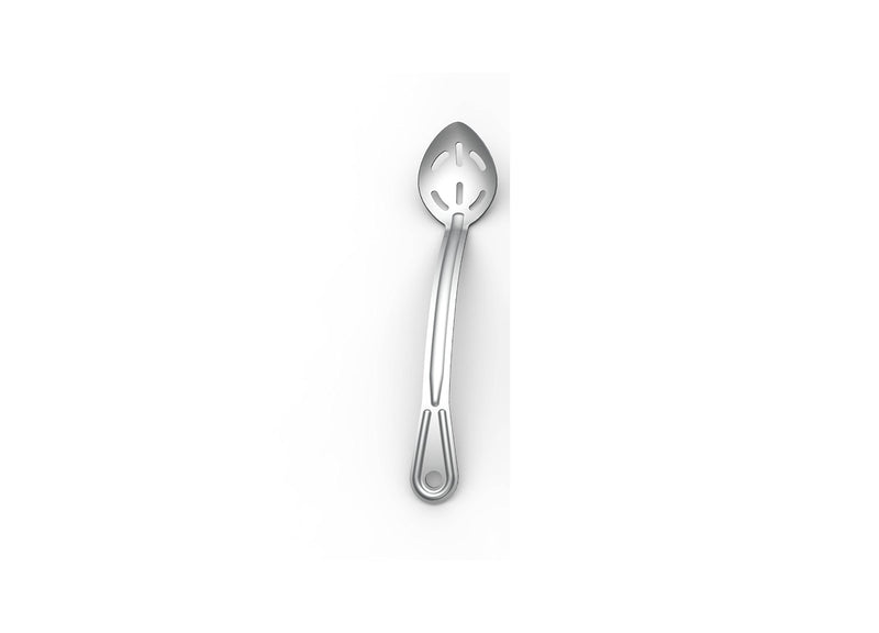 Browne - Renaissance Serving Spoon - Curved Slotted - HD - 13" / 33 cm - Stainless Steel - Satin Finish
