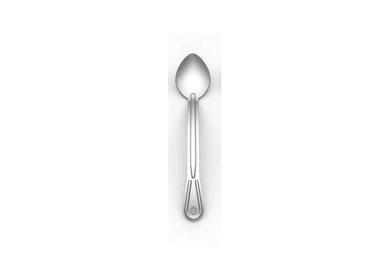 Browne - Renaissance Serving Spoon - Curved Solid - HD - 13" / 33 cm - Stainless Steel - Satin Finish