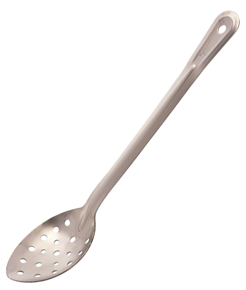 Browne - Renaissance Serving Spoon - Perforated - HD - 13" / 33 cm - Stainless Steel - Satin Finish