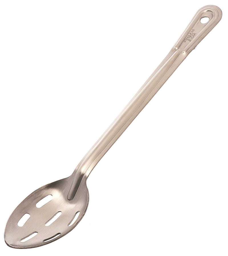 Browne - Renaissance Serving Spoon - Slotted - HD - 13" / 33 cm - Stainless Steel - Satin Finish