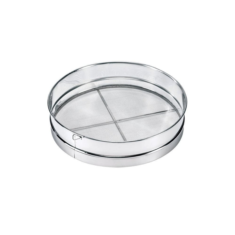 Browne - Rim Sieve - 16 Mesh Wire - 14" / 35.6 cm - H - 2.8" / 7 cm - Stainless Steel