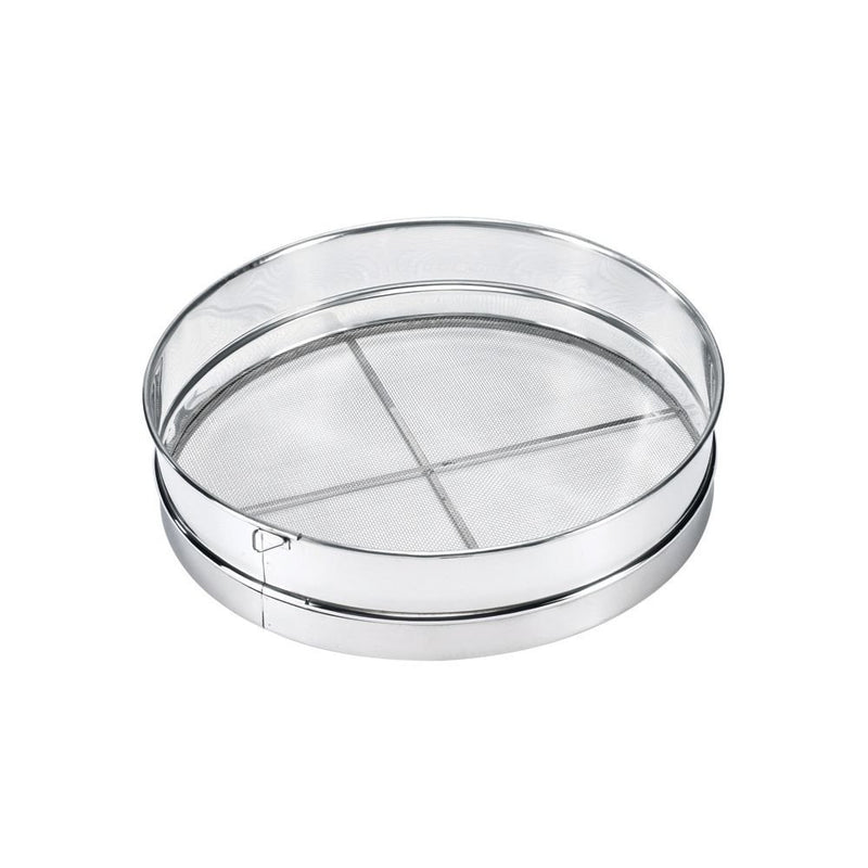 Browne - Rim Sieve - 16 Mesh Wire - 16" / 40.6 cm - H - 2.8" / 7 cm - Stainless Steel