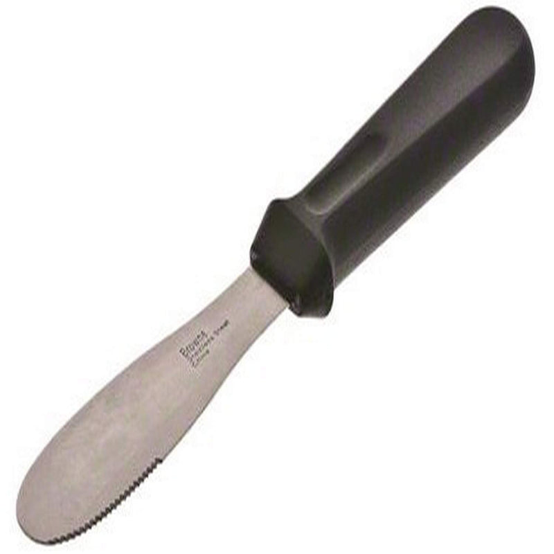 Browne - Sandwich Spreader - Serrated - with Black Handle - 4" / 10.2 cm - L - 9.5" / 24.1 cm