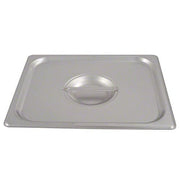 Browne - Steam Pan Cover - Half Long - 20.8x6.4" / 53x16.2 cm - 18 / 8 Stainless Steel - NSF