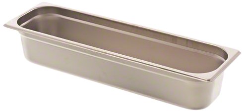 Browne - Steam Pan - Anti - Jam - 1 / 2 Long - HW - Deep - 4" / 10 cm - 6.3QT / 5.9 L - 22 Gauge - Stainless Steel - NSF