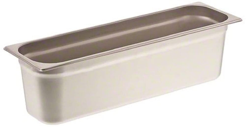 Browne - Steam Pan - Anti - Jam - 1 / 2 Long - HW - Deep - 6" / 15.2 cm - 9.2QT / 8.7 L - 22 Gauge - Stainless Steel - NSF