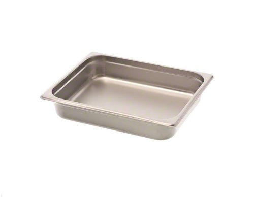 Browne - Steam Pan - Anti - Jam - 1 / 2 Size - 2.5" / 6.4 cm - 4.3QT / 4 L - Stainless Steel - 25GA - NSF