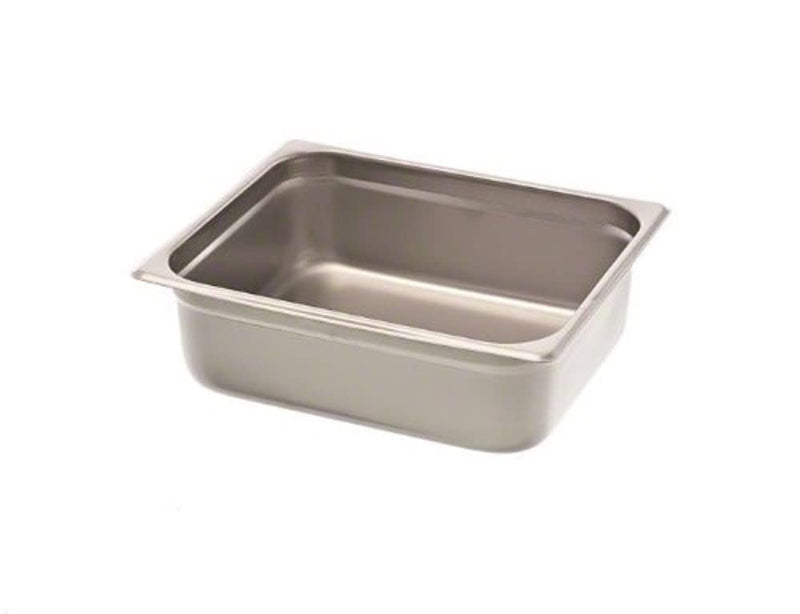 Browne - Steam Pan - Anti - Jam - 1 / 2 Size - 4" / 10 cm - 7QT / 6.6 L - Stainless Steel - 25GA - NSF