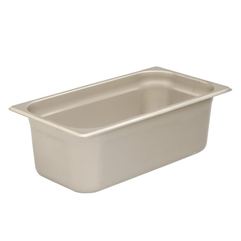 Browne - Bain-marie - Anti-blocage - Format 1/3 - 10,2 cm - 4,2 L - Acier inoxydable - Calibre 24