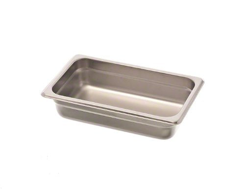 Browne - Steam Pan - Anti - Jam - 1 / 4 Size - 2.5" / 6.4 cm - 2.2QT / 2 L - Stainless Steel - 25GA - NSF