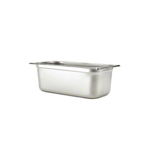Browne - Steam Pan - Anti - Jam - 1 / 9 Size - 2.5" / 6.4 cm - 0.8QT / 0.7 L - Stainless Steel - 25GA - NSF