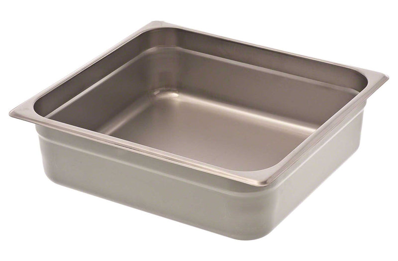 Browne - Steam Pan - Anti - Jam - 2 / 3 Size - MW - Deep - 4" / 10 cm - 10.1QT / 9.5 L - 24 Gauge - Stainless Steel - NSF