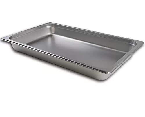 Browne - Steam Pan - Anti - Jam - Full Size - 2.5" / 6.4 cm - 8.2QT / 7.7 L - Stainless Steel - 24 Gauge