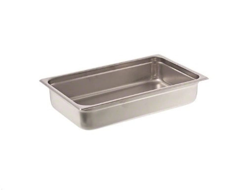 Browne - Steam Pan - Anti - Jam - Full Size - Deep - 4" / 10 cm - 14.8QT / 14 L - 25 Gauge - Stainless Steel - NSF