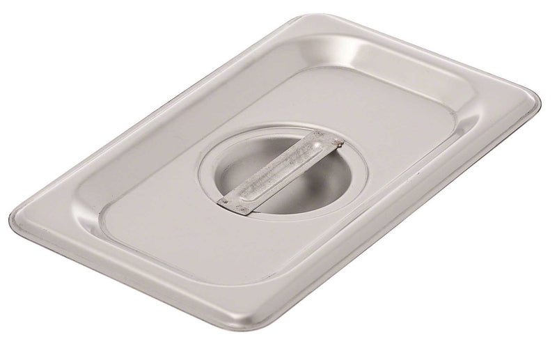 Browne - Steam Table Pan Cover - One - Ninth - Solid - 18 / 8 Stainless Steel - 6.3x4.4" / 17.6x11.1 cm