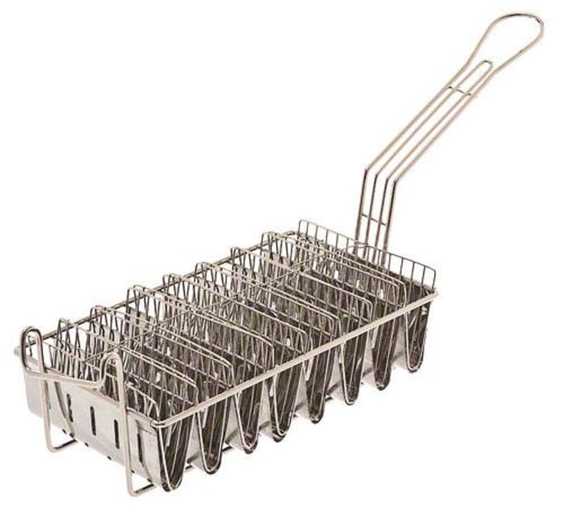Browne - Taco Basket - Hold 8 Shells - 12x6.5x3" / 30.5x16.5x7.6 cm