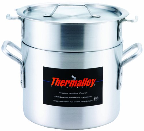 Thermalloy - Double Boiler Set - 12QT / 11.4 L - 10.3x9.3" / 26.2x23.6 cm - Aluminum NSF