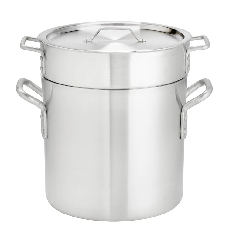 Thermalloy - Double Boiler Set - 16QT / 15.1 L - 11.3x9.3" / 28.7x23.6 cm - Aluminum NSF