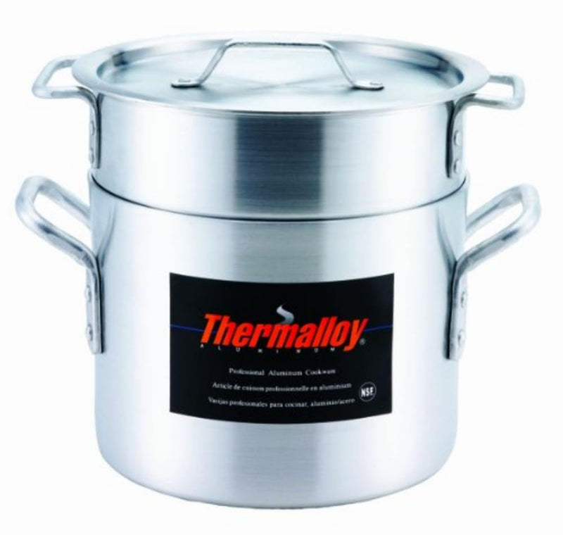 Thermalloy - Double Boiler Set - 8QT / 7.6 L - 9.3x8" / 23.6x20.3 cm - Aluminum NSF
