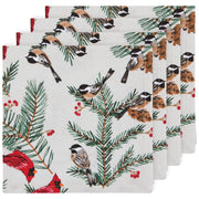 Now Designs - Birds & Boughs Christmas Napkins Set of 4