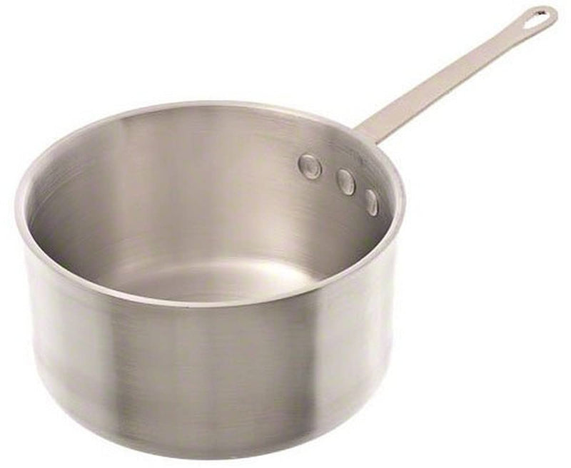 Thermalloy - Sauce Pan - 3.75QT / 3.5 L - 8x4.5" / 20.3x11.4 cm - Heavy Weight - Straight Side - Aluminum NSF