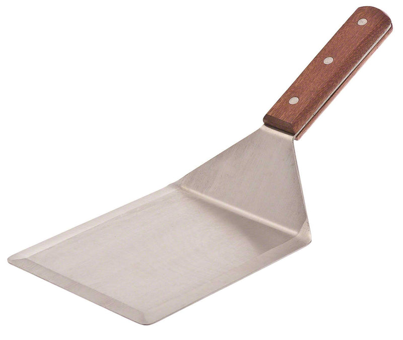 Browne - Turner - Solid - Stiff - Wood Handle - L - 13" / 33 cm - Blade - 5x6" / 12.7x15.2 cm - Stainless Steel