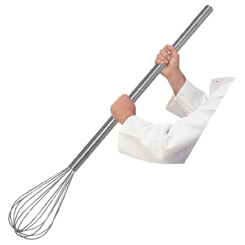 Browne - Whip - Teardrop Shape - Long Handle - 40" / 101.6 cm - Stainless Steel