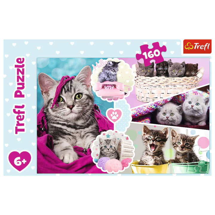 Trefl - PUZZLE - LOVELY KITTENS - 160pcs