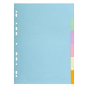 6 Indexes For Binder A4  (8.3x11.7in)