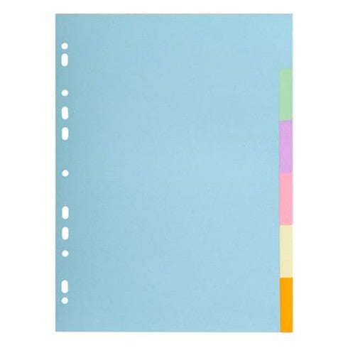 6 Indexes For Binder A4  (8.3x11.7in)