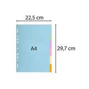 6 Indexes For Binder A4  (8.3x11.7in)
