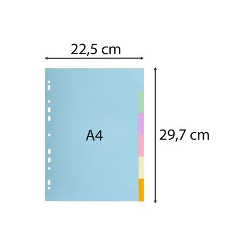 6 Indexes For Binder A4  (8.3x11.7in)