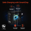 HyperGear - Wall Charger GaN 3 Port 65W 2X USB-C (65W) 1X USB-A(60W) PD PPS SpeedBoost and Digital Display - Black