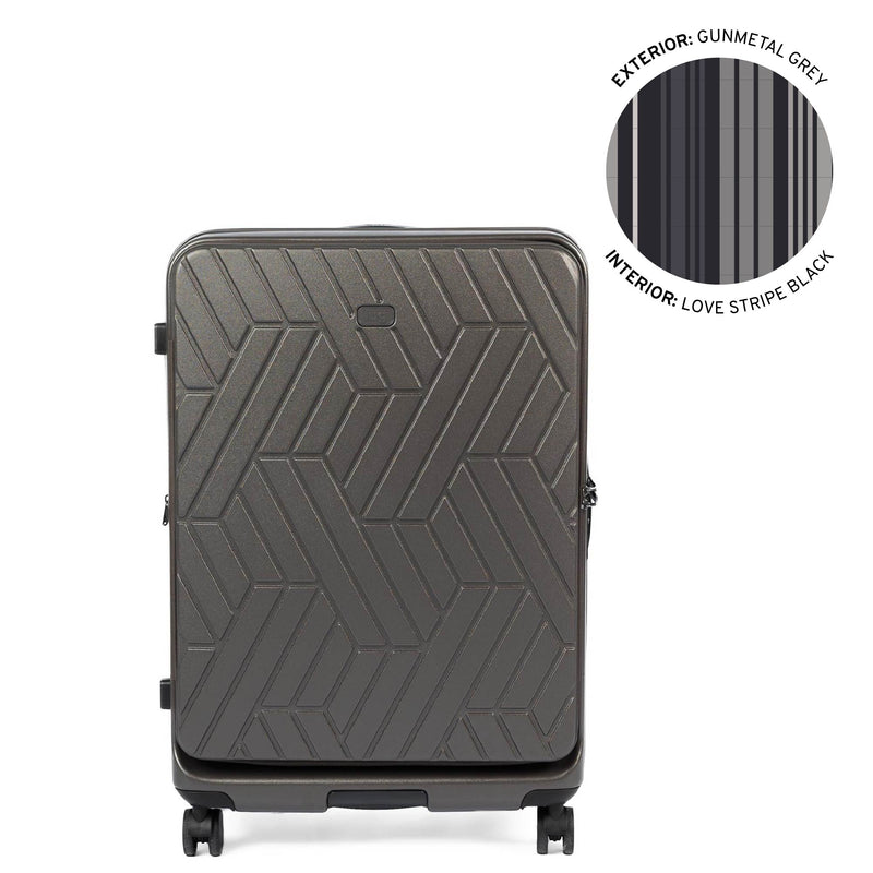 LUG - Box Truck Hard Sided Wheelie Checked Bag