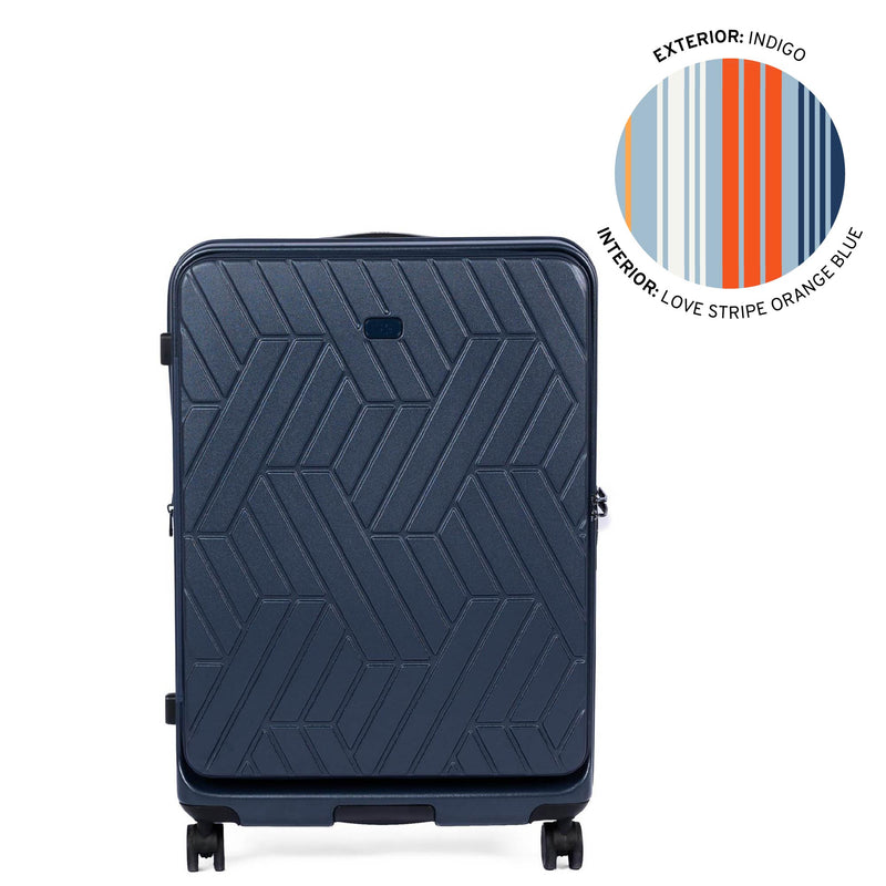 LUG - Box Truck Hard Sided Wheelie Checked Bag