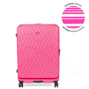 LUG - Box Truck Hard Sided Wheelie Checked Bag