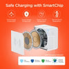 HyperGear - Wall Charger MaxCharge 40W 3-in-1 Dual USB-C PD Output with Magnetic Wireless Fast Charger - White
