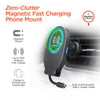 HyperGear - Car Mount 3-in-1 Kit Mag Grip with 15W Magnetic Wireless Fast Charging - Black