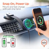 HyperGear - Car Mount Dashmount with 15W MaxCharge Magnetic Wireless Fast Charging - Black