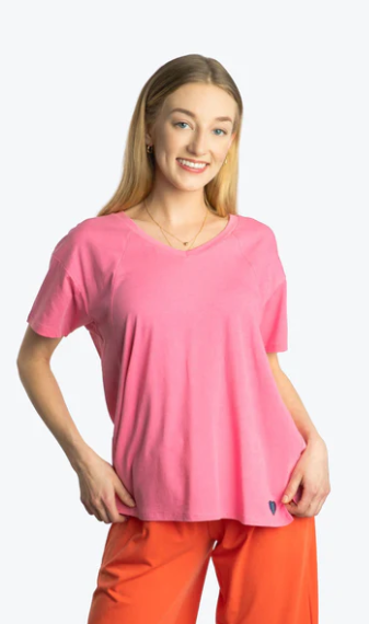 LUG Hopper Cotton Jersey Tee - Pink Tourmaline