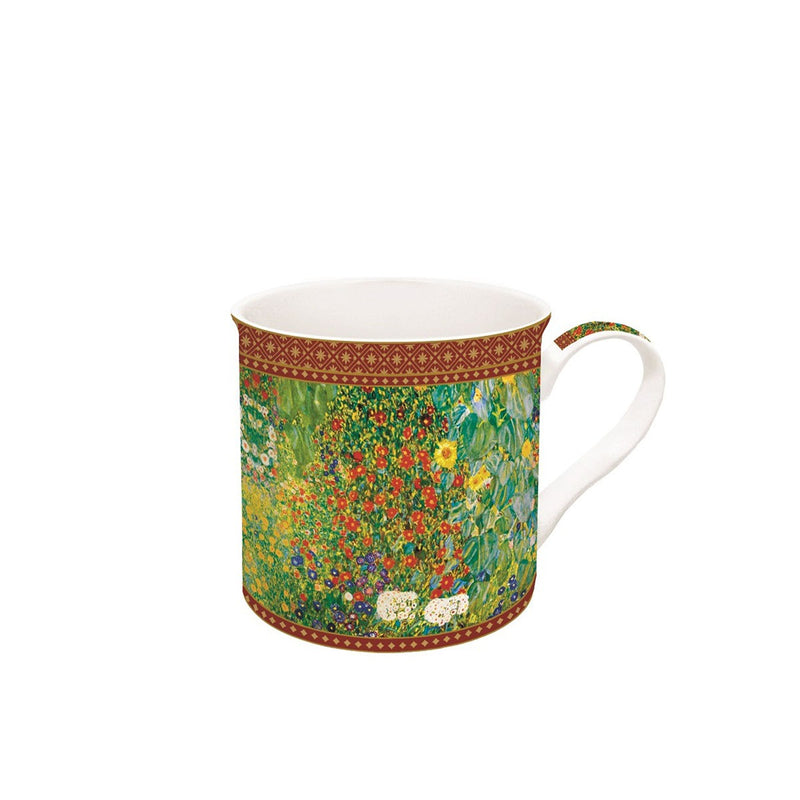 STUDIO-1811 - Masterpiece 300ml /10oz - Mug KILIMT (Farm Garden with Sunflowers)