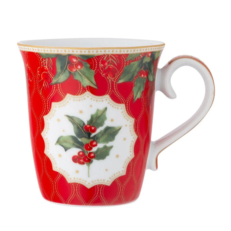 STUDIO-1811 - Christmas Berries 275ml(9.3oz) Mug Set of 2 Mugs