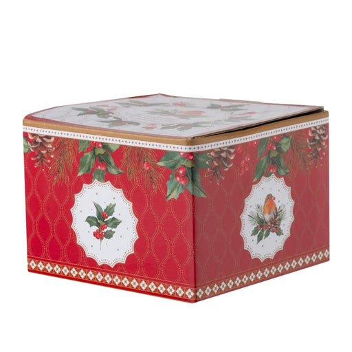 STUDIO-1811 - Christmas Berries 80ml(2.7oz) Set of 2 Espresso Cups & Saucers